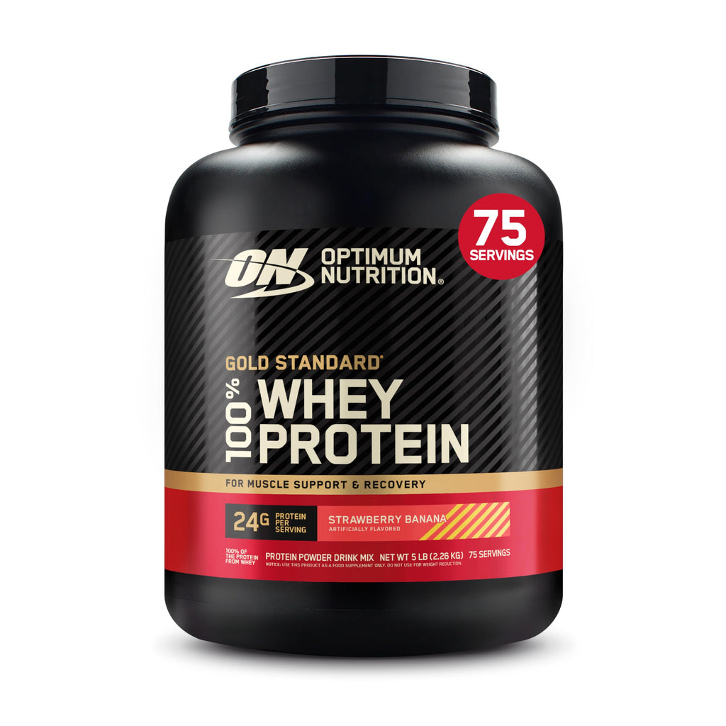 Optimum Nutrition Gold Standard Whey Protein, Double Rich Chocolate, 2 LB