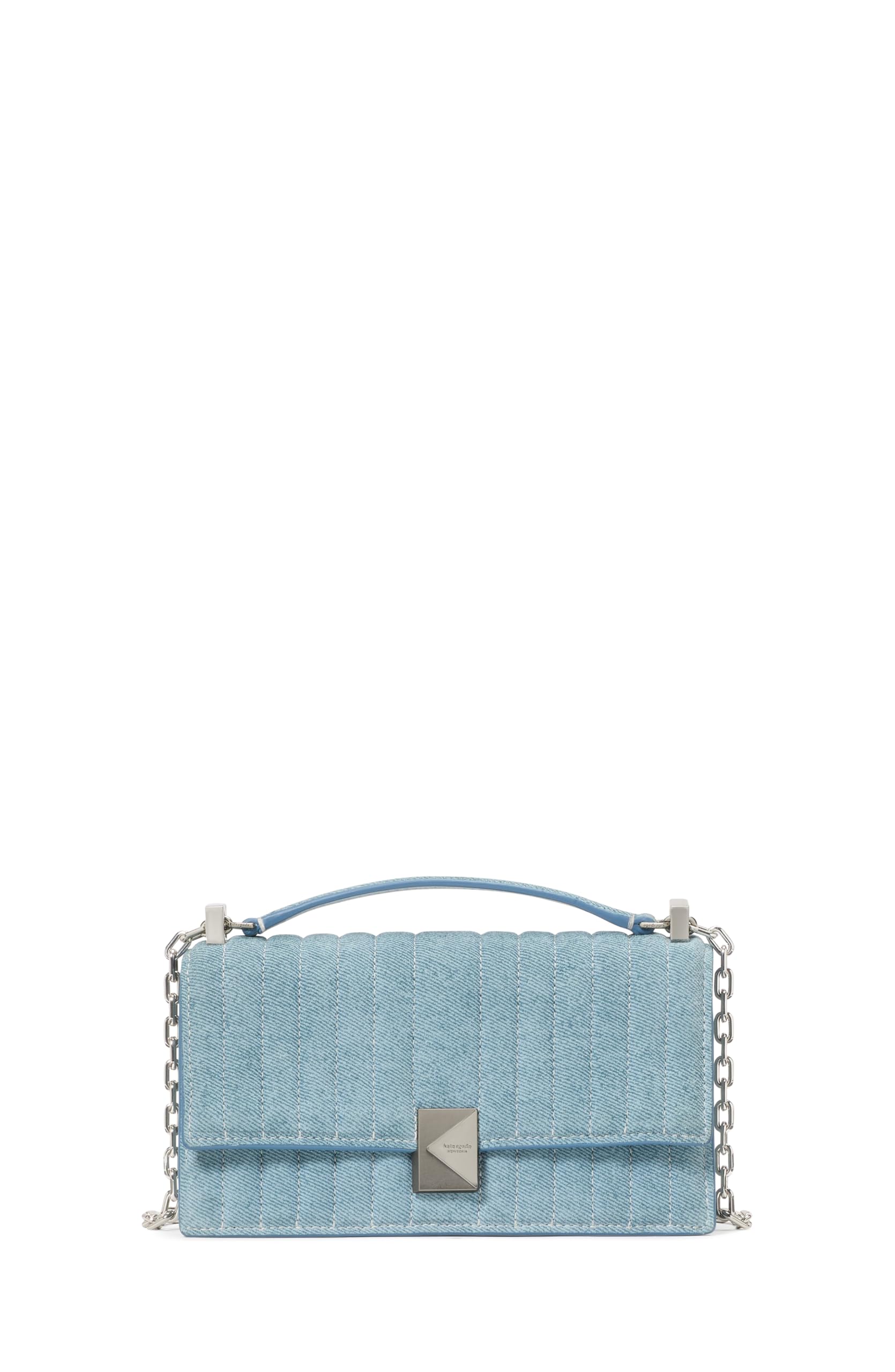kate spade new york Deco Quilted Leather Mini Flap Chain Crossbody