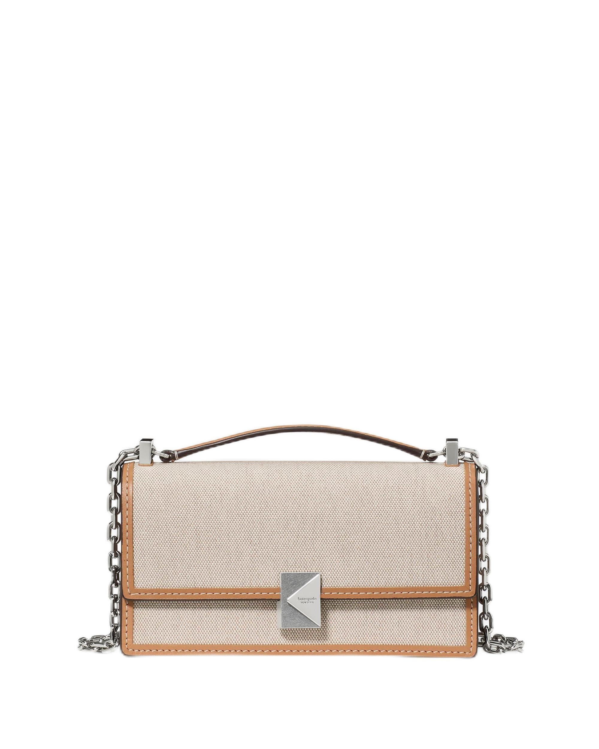 kate spade new york Deco Quilted Leather Mini Flap Chain Crossbody