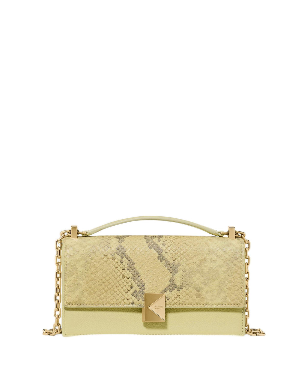 kate spade new york Deco Quilted Leather Mini Flap Chain Crossbody