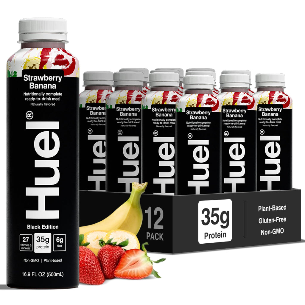 Huel Black Edition Ready-to-Drink | Meal Replacement Protein Shake | Vegan