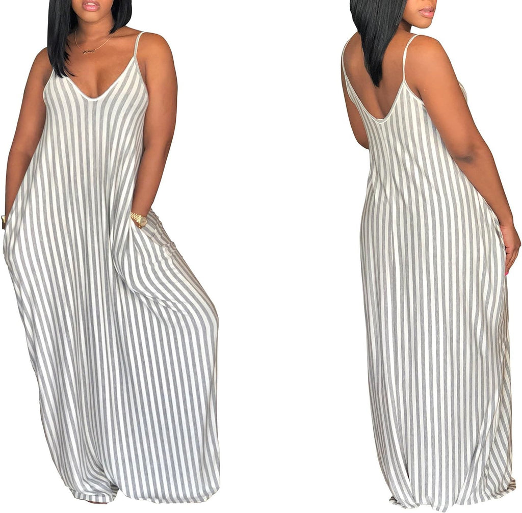 SheKiss 2026 Women's Casual Summer Floral Long Maxi Dresses Floor Length Sleeveless Plus Size Sundresses